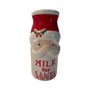 Milk for Santa Vase Home Decor
